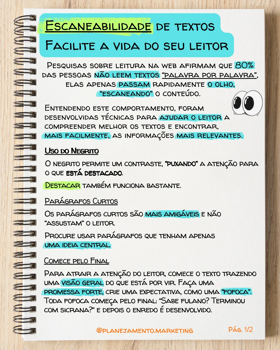 Escaneabilidade de textos: como facilitar a leitura na web — imagem 1