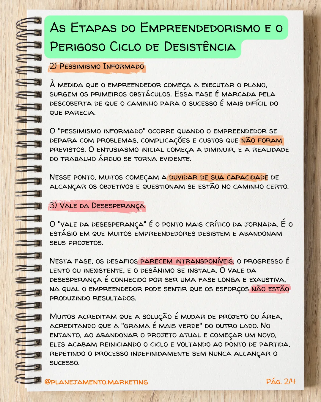 As 5 etapas do empreendedorismo e o perigoso ciclo da desistência - imagem 2