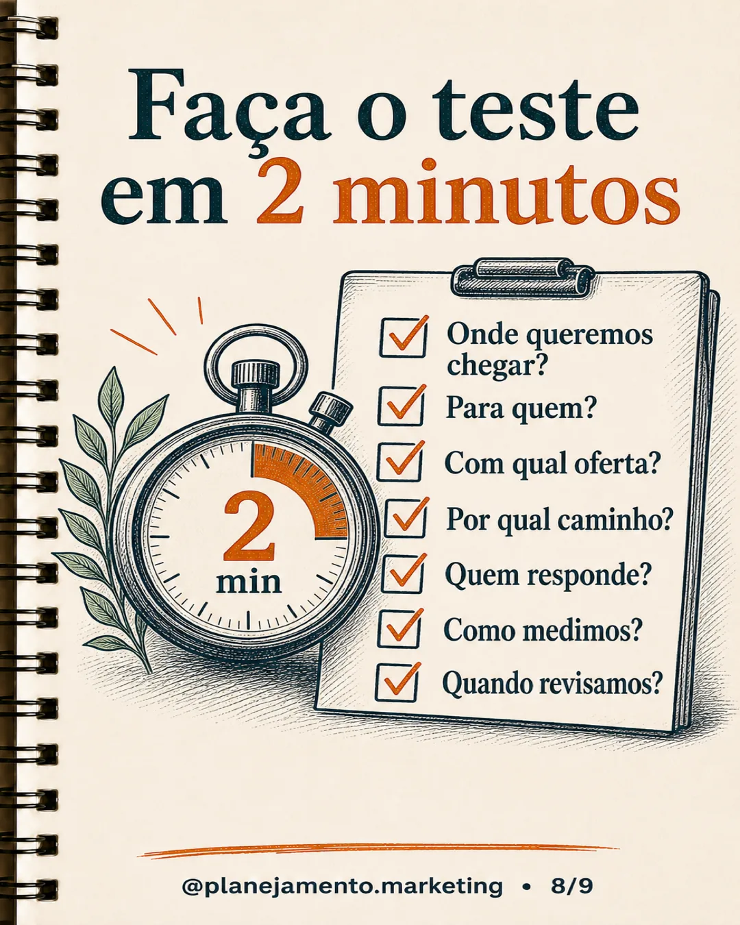 Carrossel: plano de marketing com direção - página 8 de 9
