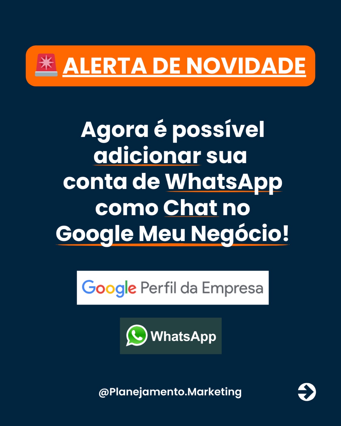 WhatsApp no Google Perfil da Empresa — imagem 1