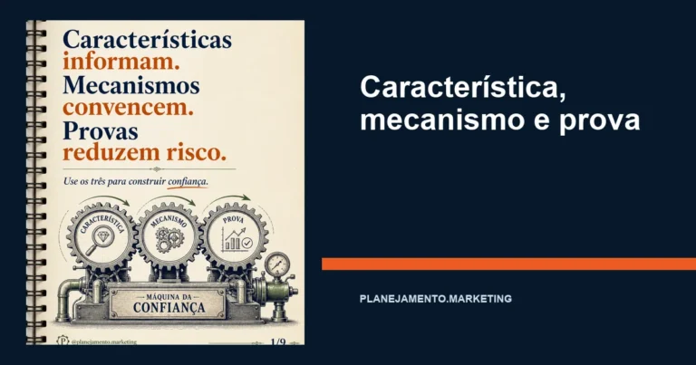 Característica, mecanismo e prova: guia prático para aplicar na empresa