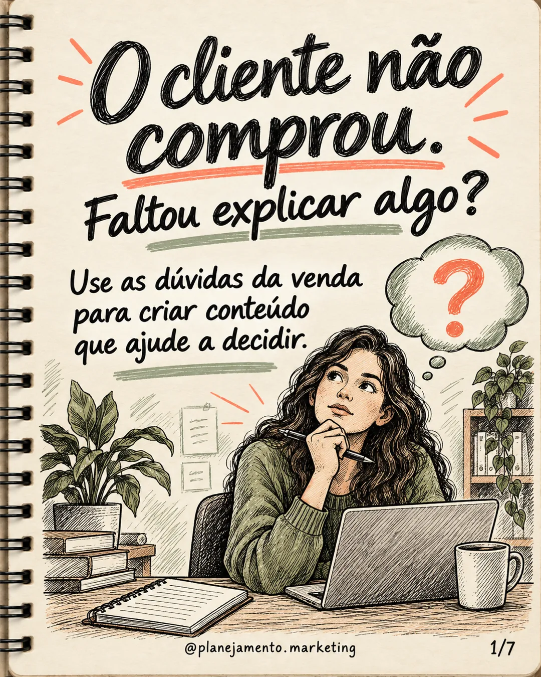Conteúdo para vendas: transforme dúvidas em pautas úteis — parte 1 de 7