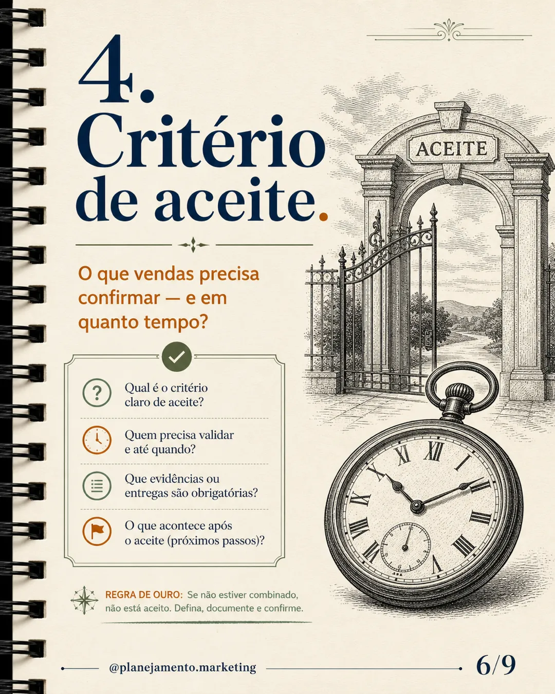 Definição comum de oportunidade — parte 6