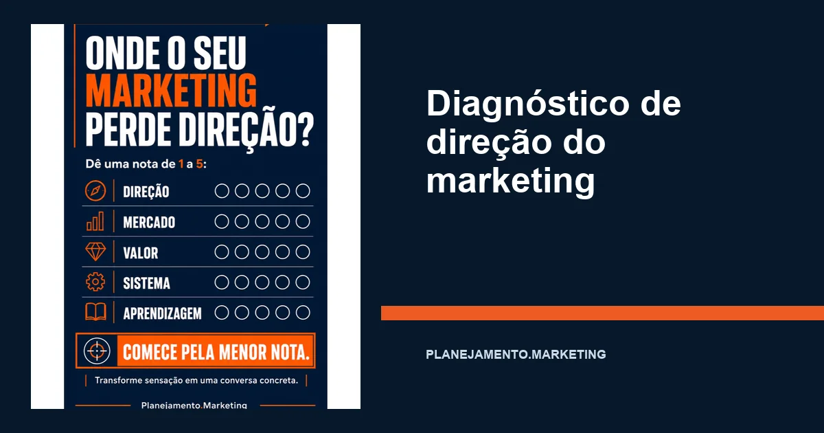 Diagnóstico de direção do marketing: como aplicar o conceito na prática