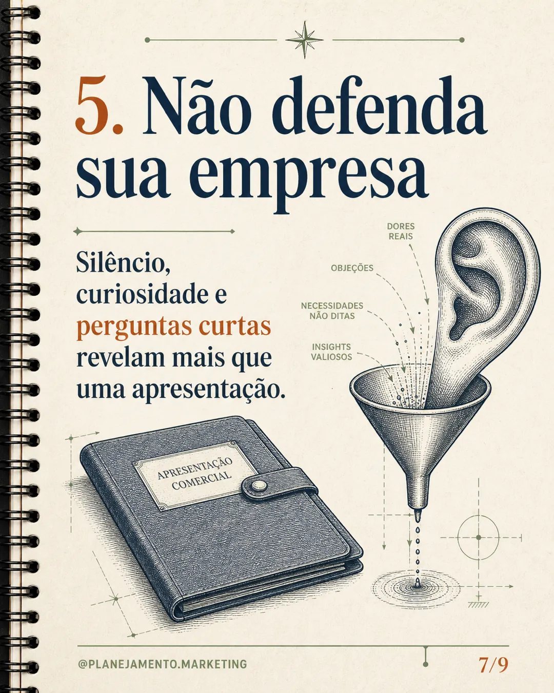 Passo 5 do roteiro: pergunte sobre os receios que quase impediram a compra