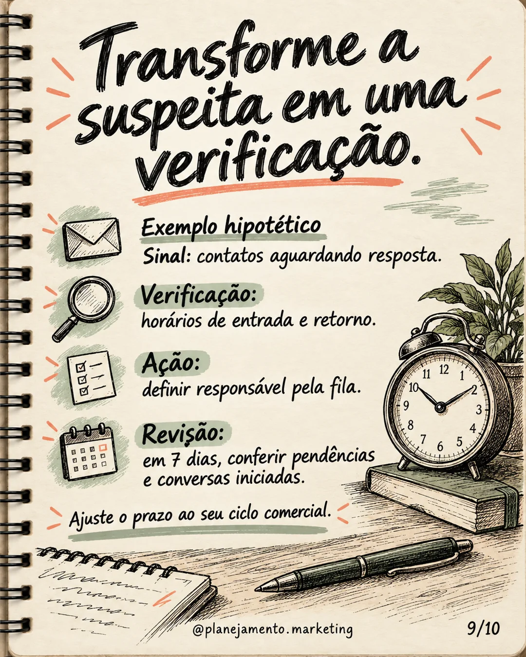 Onde sua venda trava? Diagnóstico em 5 perguntas — parte 9 de 10