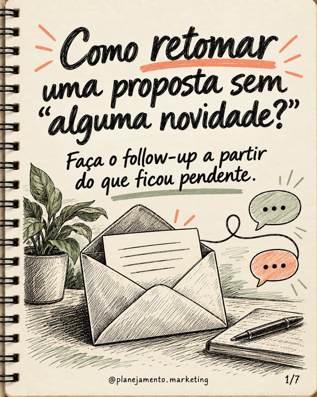 Follow-up de vendas: como retomar sem perguntar ‘alguma novidade?’ — parte 1 de 7