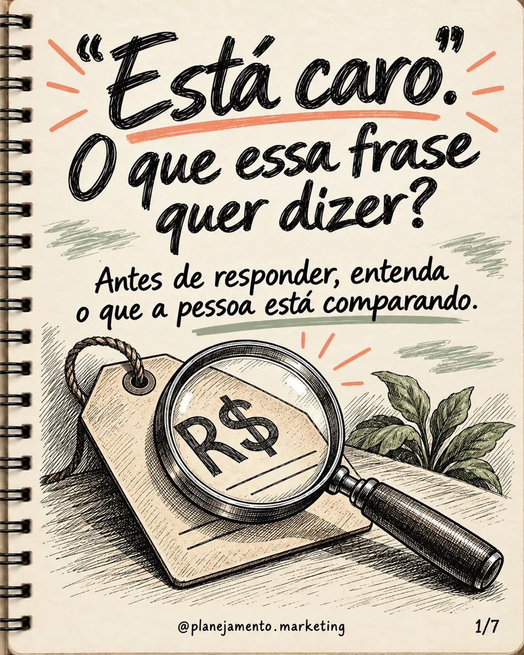 Objeção de preço: o que entender antes de responder ‘está caro’ — parte 1 de 7