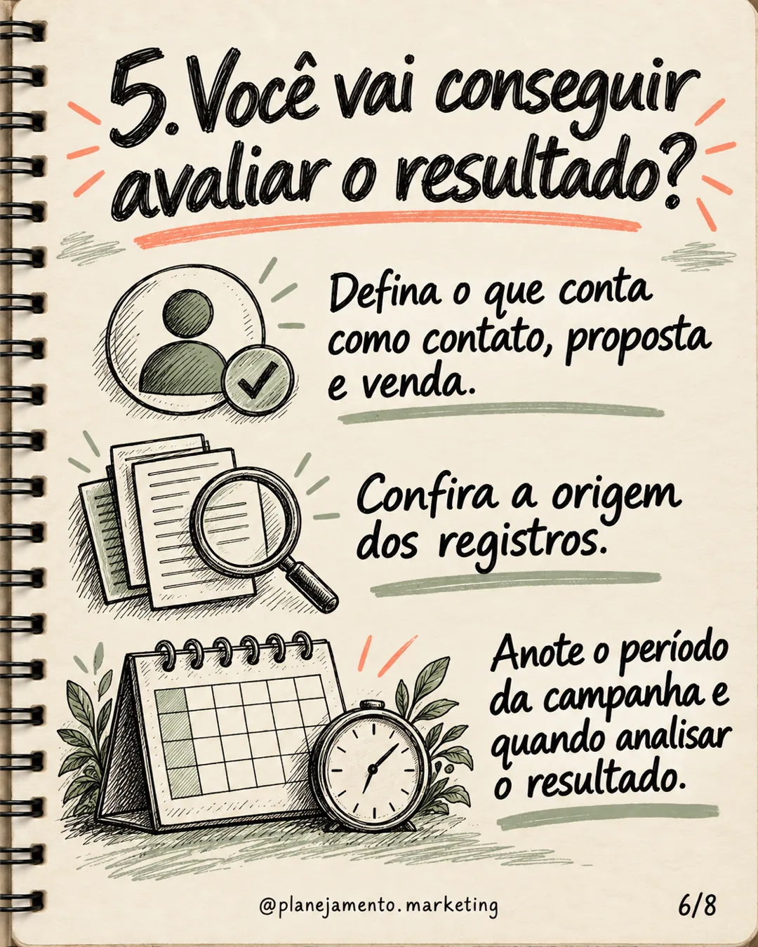 Checklist de prontidão da campanha de novembro: 6 blocos — parte 6 de 8